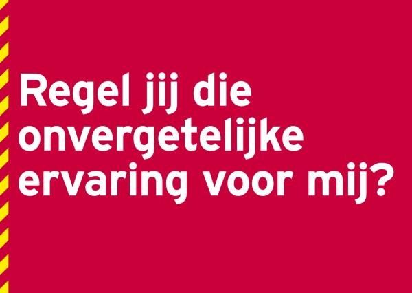 Regel jij die onvergetelijke ervaring voor mij - Boomerang