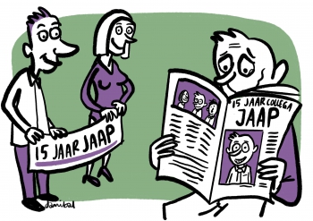 Tijdschrift krant strip op maat