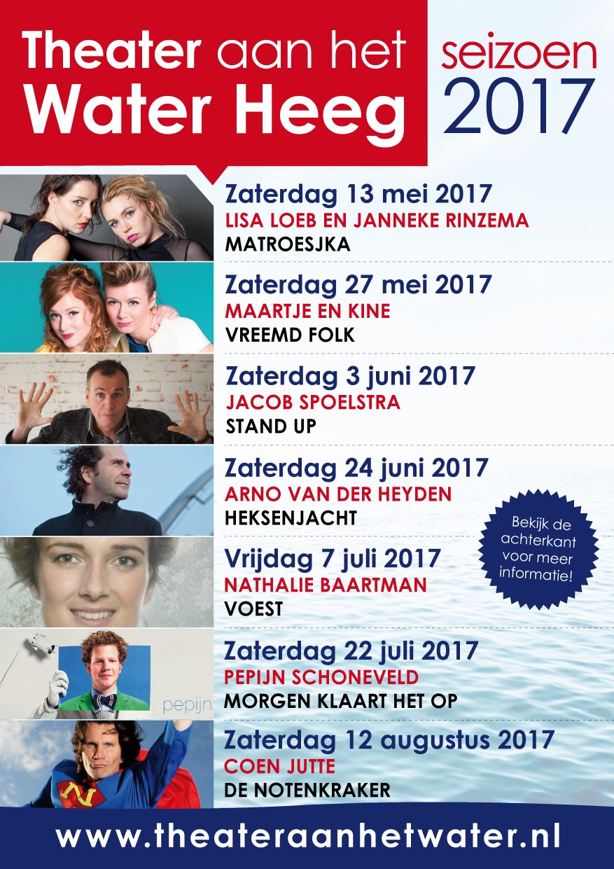 Flyer Theater aan het Water voorkant