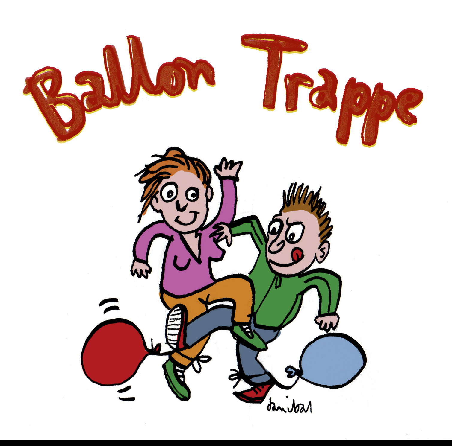 Danibal Ballon Trappe Beeld voor Activiteit op Festival