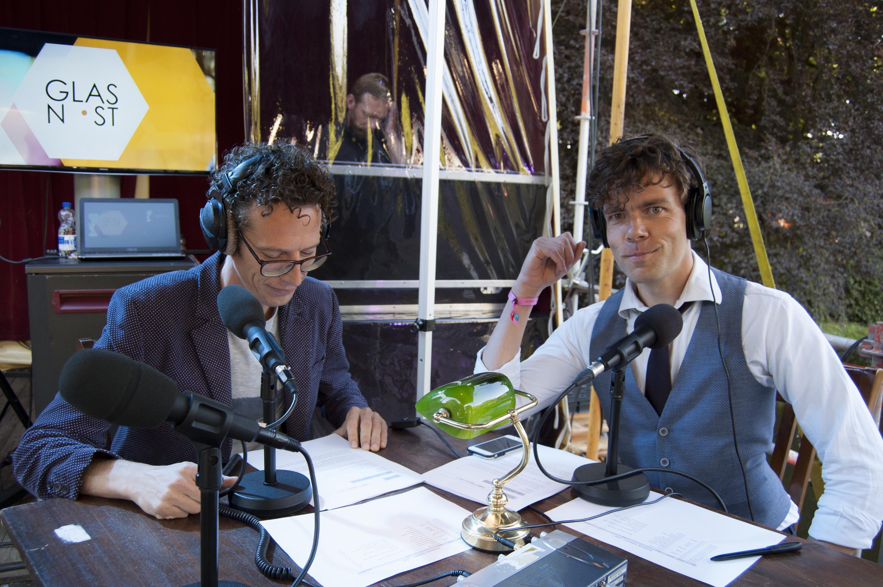 Live talkshow op festival Noorderzon 