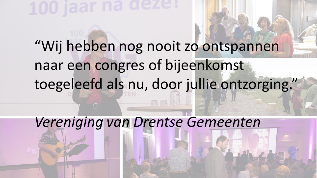 Referentie bedrijfsjubileum organiseren VDG